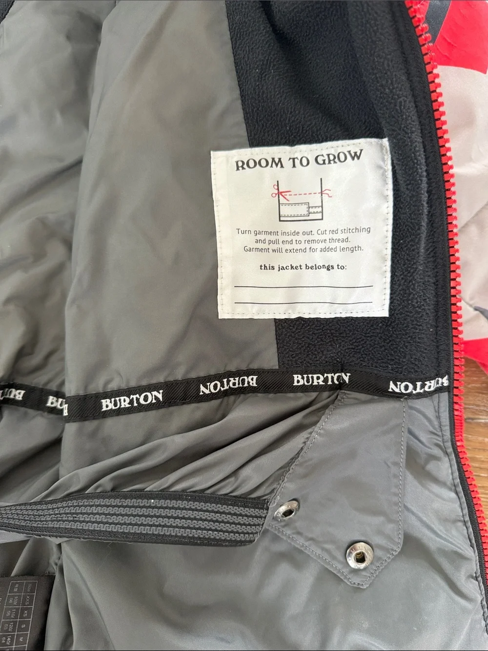 Burton Ropedrop Dryride Jacket Youth Size S